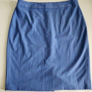 Banana Republic Factory Suit Skirt size 8 Womens Blue